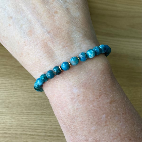 Blue Apatite Energy Bracelet