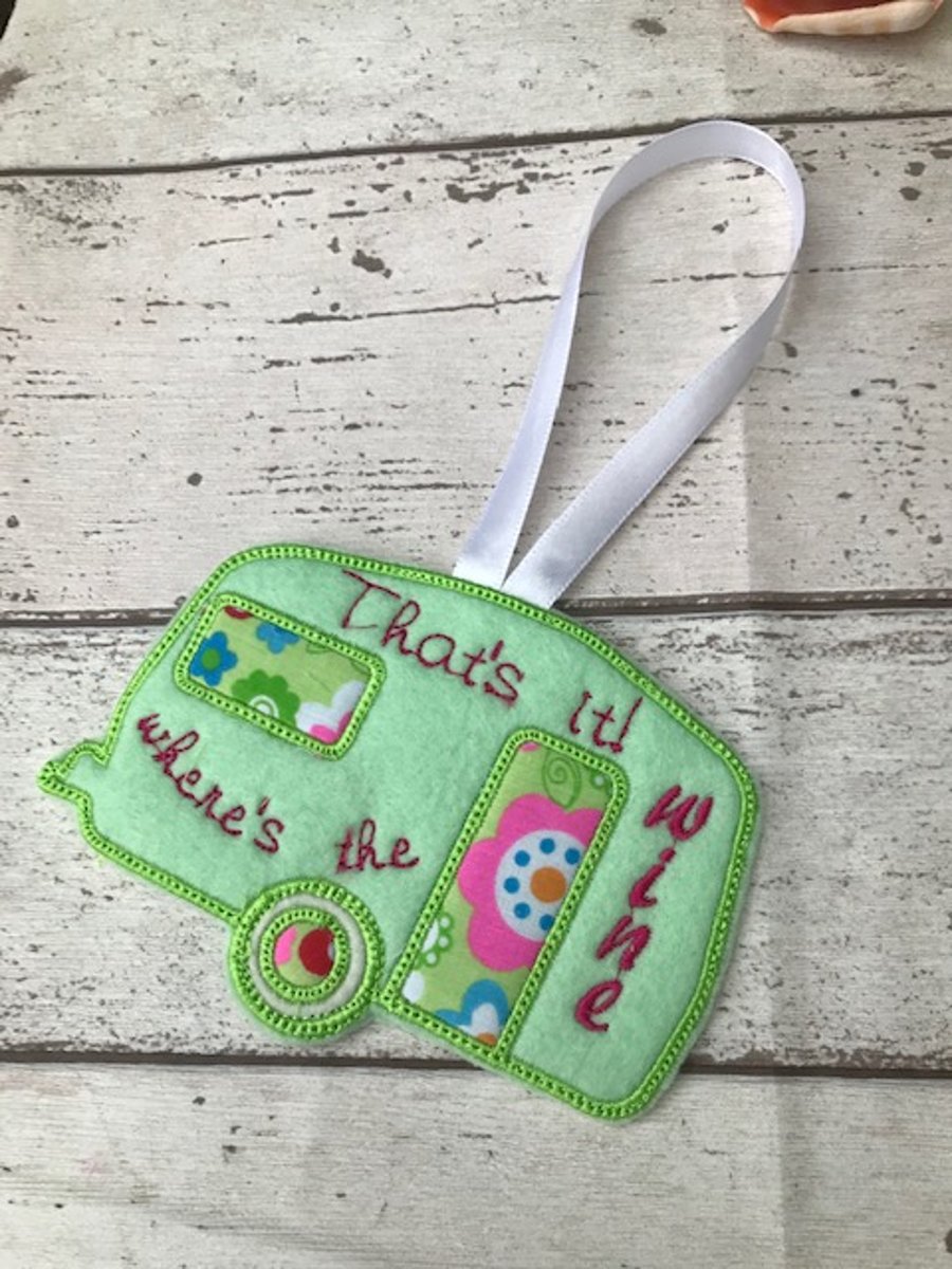 Caravan Gift Funny Wine Made to order