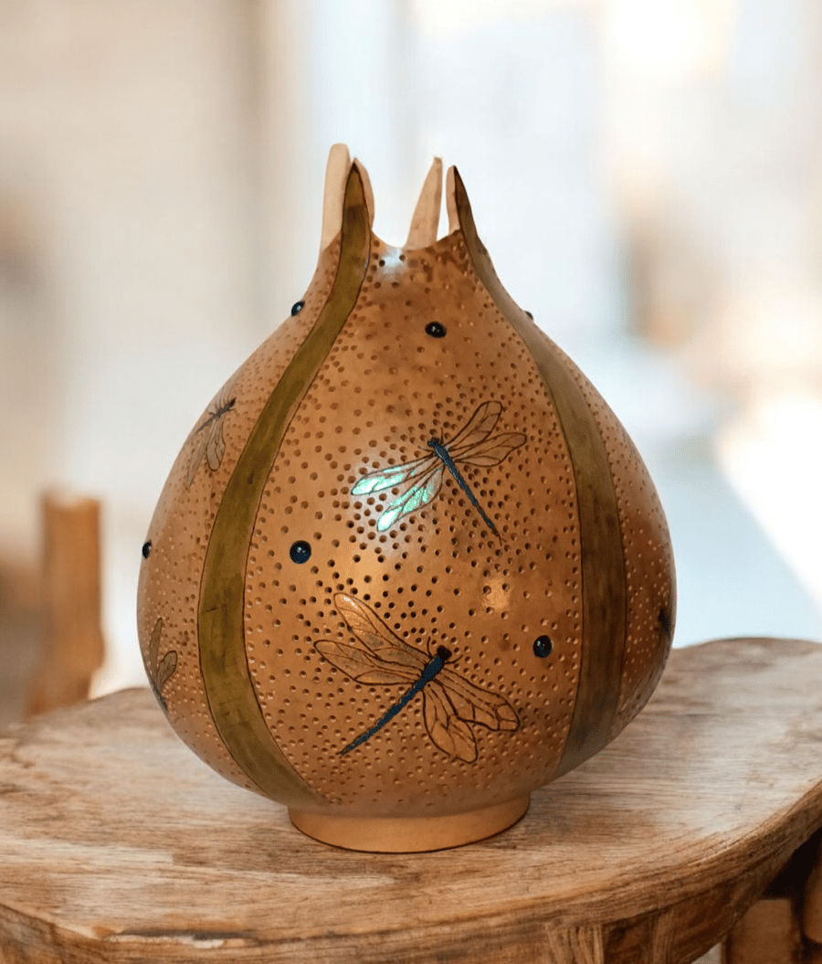 Dragonfly Gourd Lamp