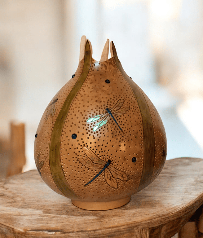 Dragonfly Gourd Lamp