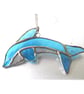 Dolphin Suncatcher Stained Glass Handmade  - Image 3
