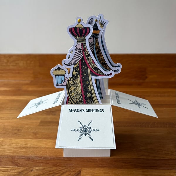 We Three Kings . Pop up exploding Box 