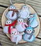 Felt Penguin Lucky Dip Ornament Handmade Christmas Decoration  - Image 2