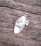 Sterling silver pendant with leaves - Image 3