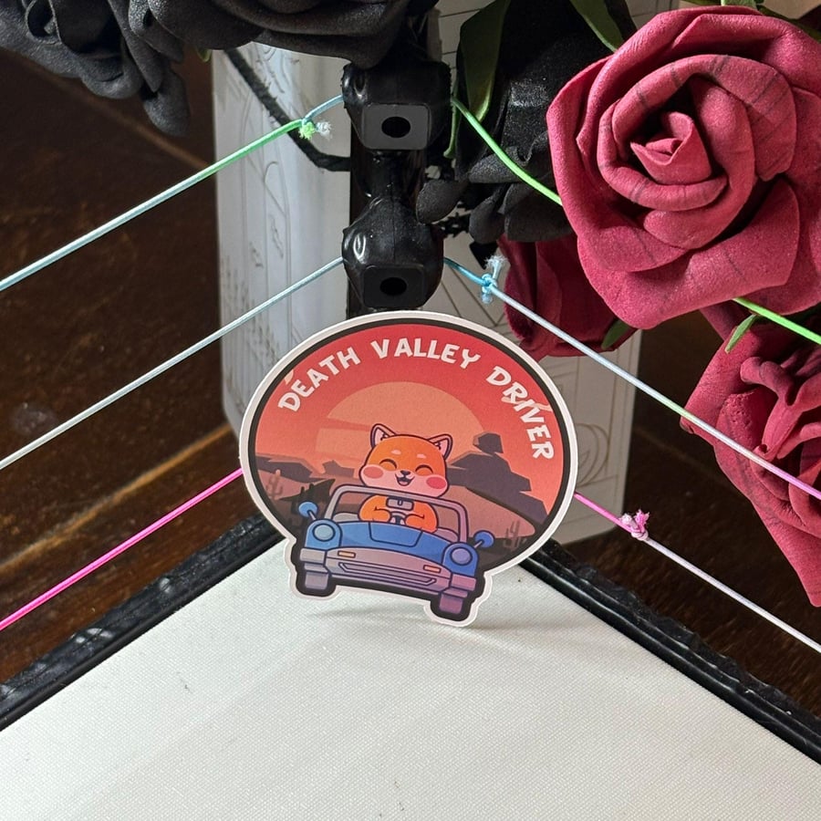 Death Valley Driver Wrestling Move 2.5" sticker , Pro Wrestling sticker, AEW the