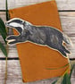 Perfectly Imperfect Badger Bookmark