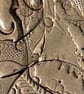 Textured Ceramic Plaque: Shoes and Cutlery - Image 3