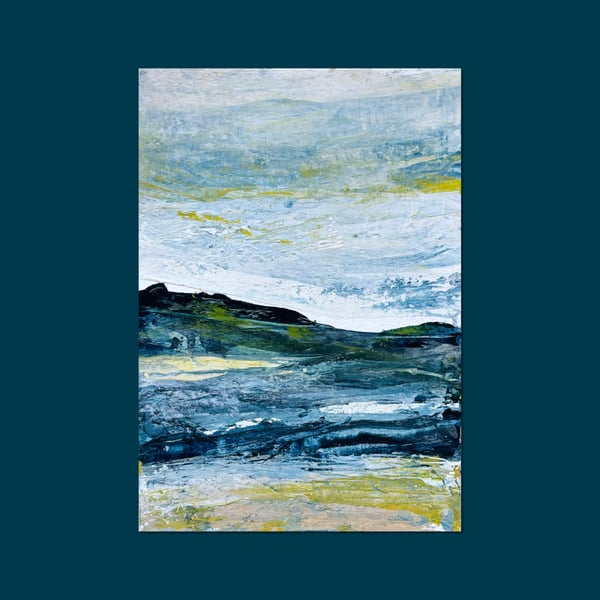 Original Seascape Painting - Beach Days 1 - Affordable Art Collection