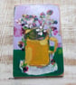 'August blackberrys' small painting on reclaimed wood - Image 10