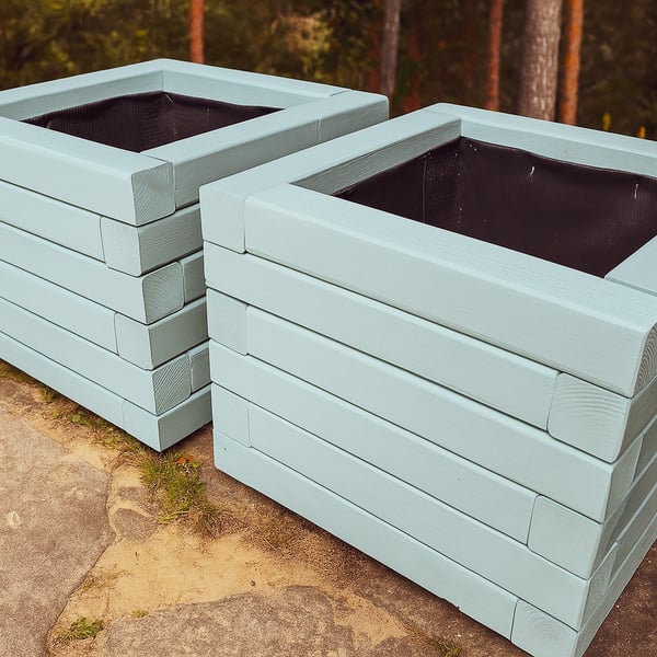 Peak District Handmade Treated Garden Planter