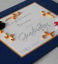 Quilled graduation congratulations card, personalised - Image 1