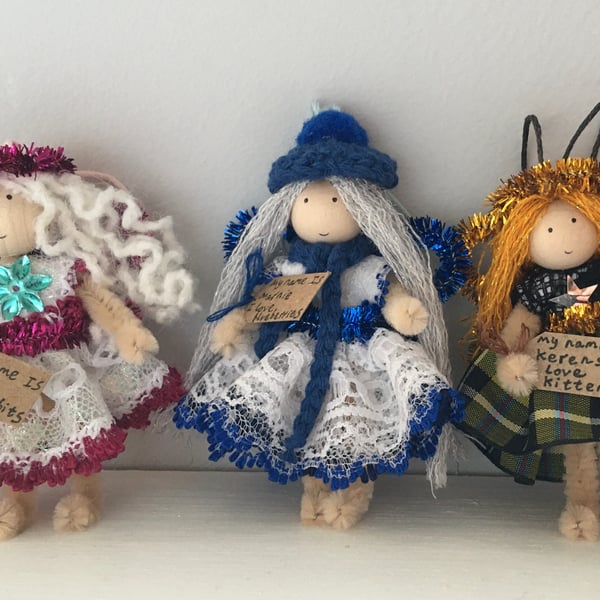 Tiny Fairy Hanging Decorations