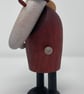Handmade Wooden Santa - Image 4