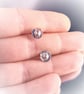 Sterling silver disc studs - Image 5