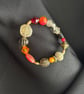 Beautiful ethnic style, handmade bracelet. 19cm