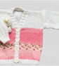 Hand  Knitted V Neck Cardigan to Fit Age 2 - 3 years