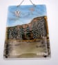Come Fly with Me. Fused Glass Wall Panel