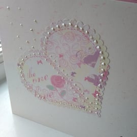 Twin heart card