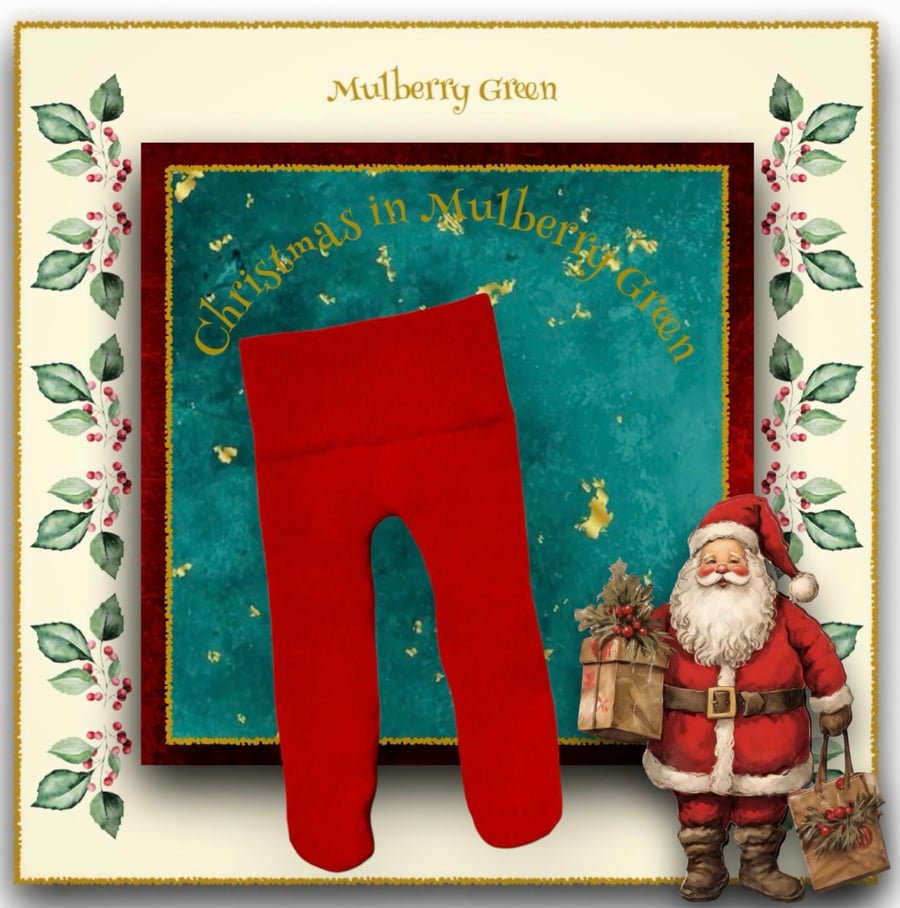 Red Christmas Tights