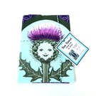 Thistle Tea Towel, Scotland Souvenir