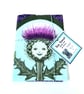 Thistle Tea Towel, Scotland Souvenir