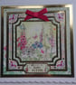 Valentine's Card You Make My Heart Flutter Happiness 3D Luxury Handmade Card - Image 1