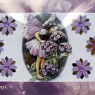 Fairy - Hand Crafted 3D Decoupage Greeting Card - Blank - 2889