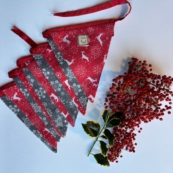 Christmas bunting - fabric