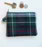 Coin purse MacKenzie Dress tartan green and blue plaid  - Image 2