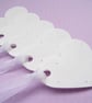 10 White Plantable Seed Heart Tags 280gsm - Wildflower Biodegradable Wedding - Image 2