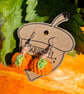Pumpkin earrings, Autumn earrings, Halloween jewellery, Orange jewellery  - Image 6