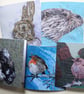 Four wildlife greeting cards