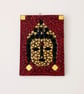 Mosaic Buddha Head Wall Art