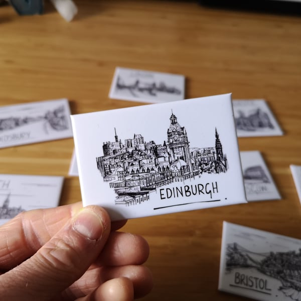 Edinburgh Skyline Magnet