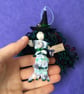 Tiny Sea Witch Mermaid Doll Hanging Decoration, Sea Themed Mermaid Decoration