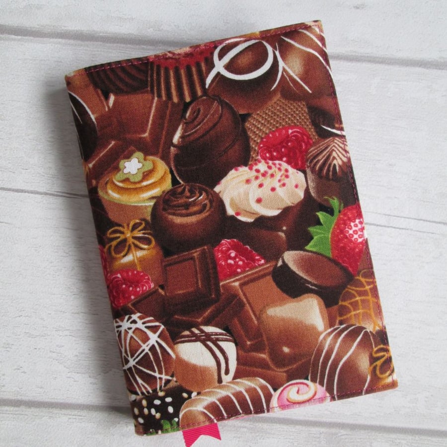 A6 Chocolates Reusable Notebook Cover, Chocolate notebook