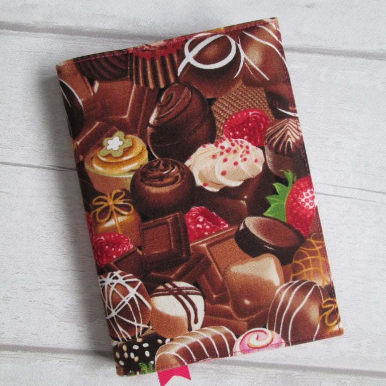 A6 Chocolates Reusable Notebook Cover, Chocolate notebook