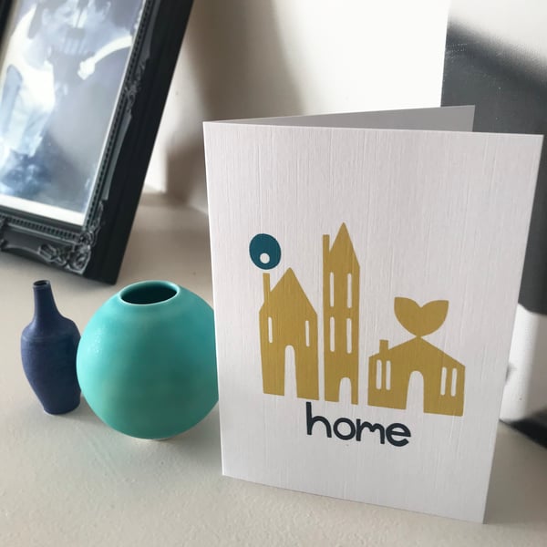 'Little Houses'  new home card