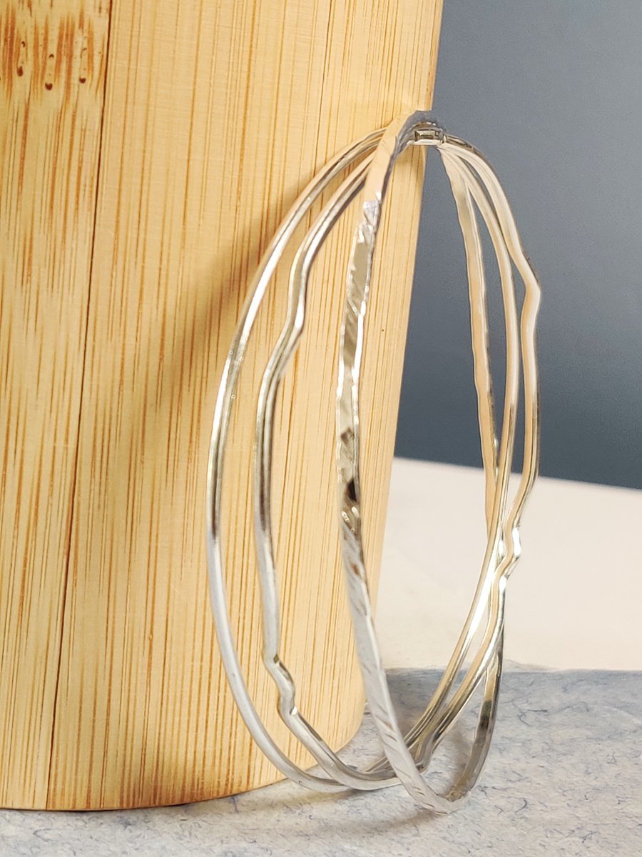 Dainty stacker bangles