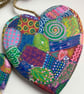 4 hanging abstract wooden hearts  - Image 6