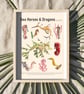 Sea Horses & Sea Dragons Art Print - Image 3
