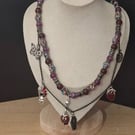 Love, Life, And Death Nefklace. Brand New. Handmade With Love