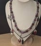 Love, Life, And Death Nefklace. Brand New. Handmade With Love