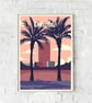 Orlando retro travel poster, Orlando travel print, USA travel art - Image 4