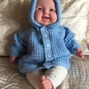 Hooded Jacket for Baby Boy to fit chest 18ins (46cms)