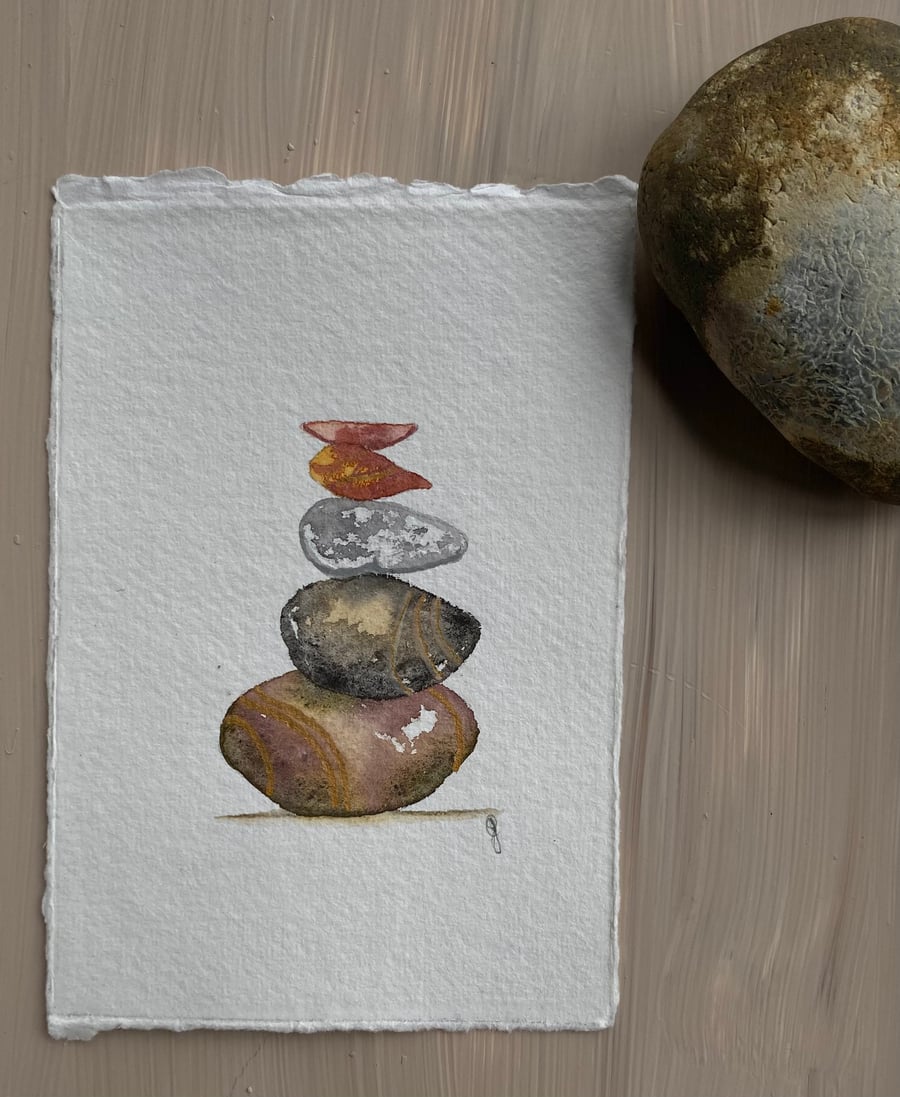 “Pebble pile 2” original artwork 