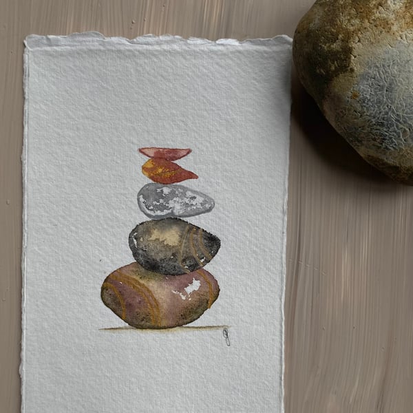 “Pebble pile 2” original artwork 