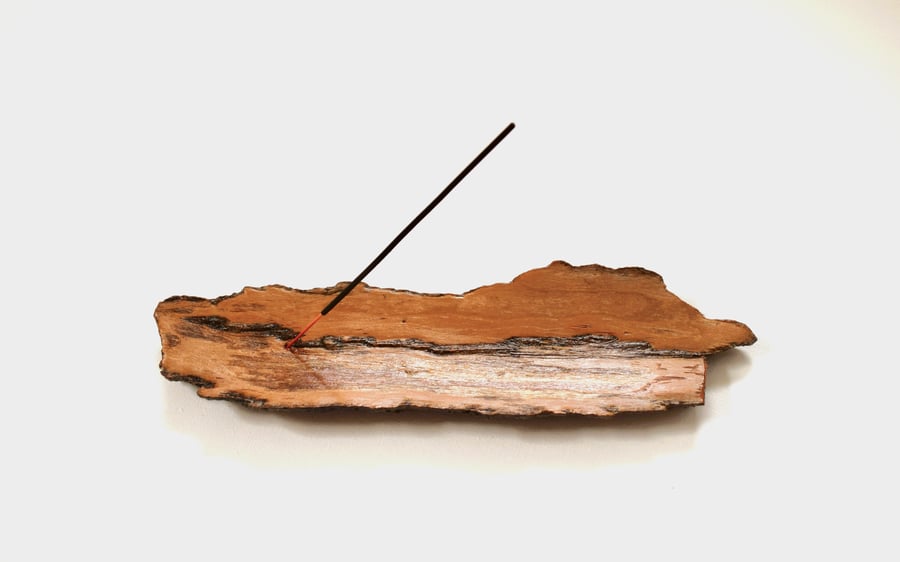 Rustic incense holder (large)
