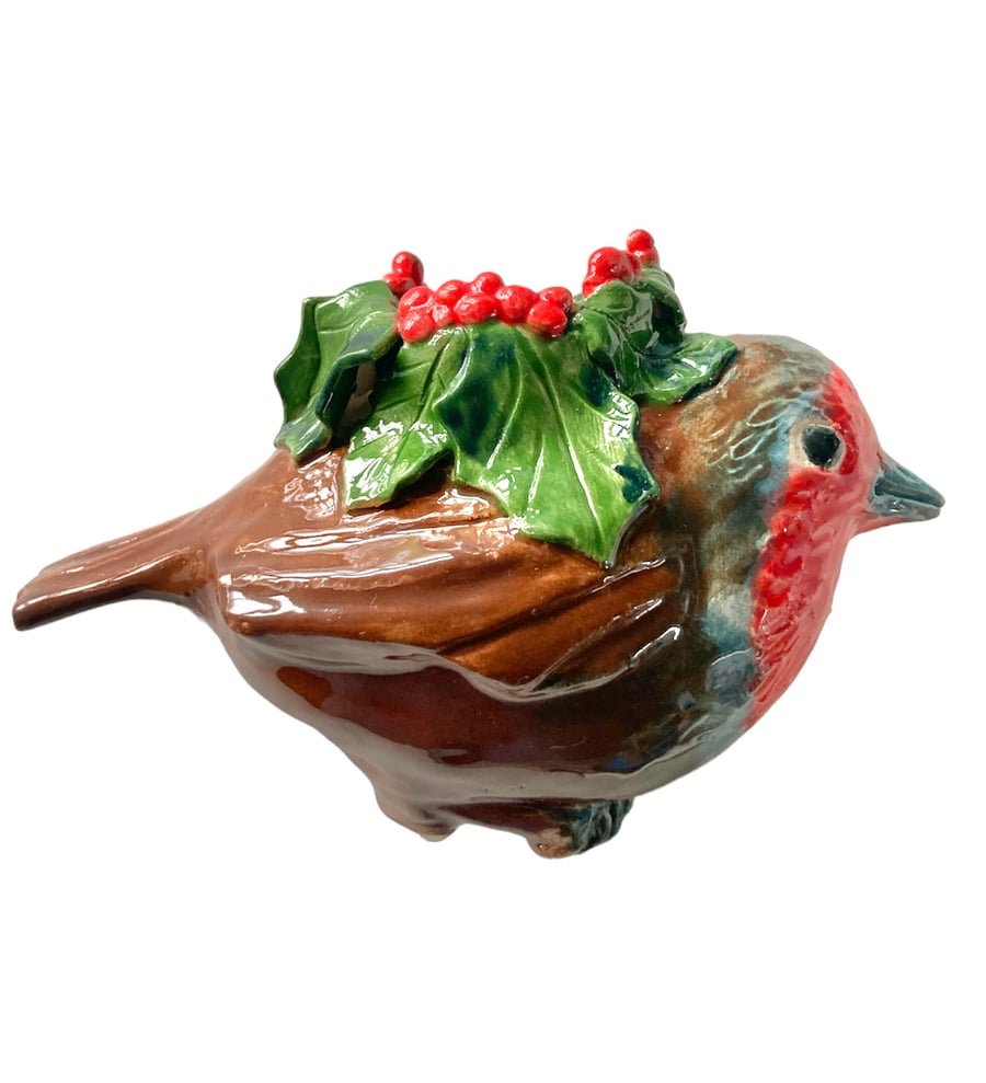 Second -  Ceramic Robin Table Decoration 