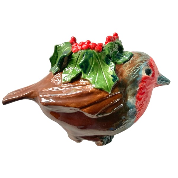 Second -  Ceramic Robin Table Decoration 